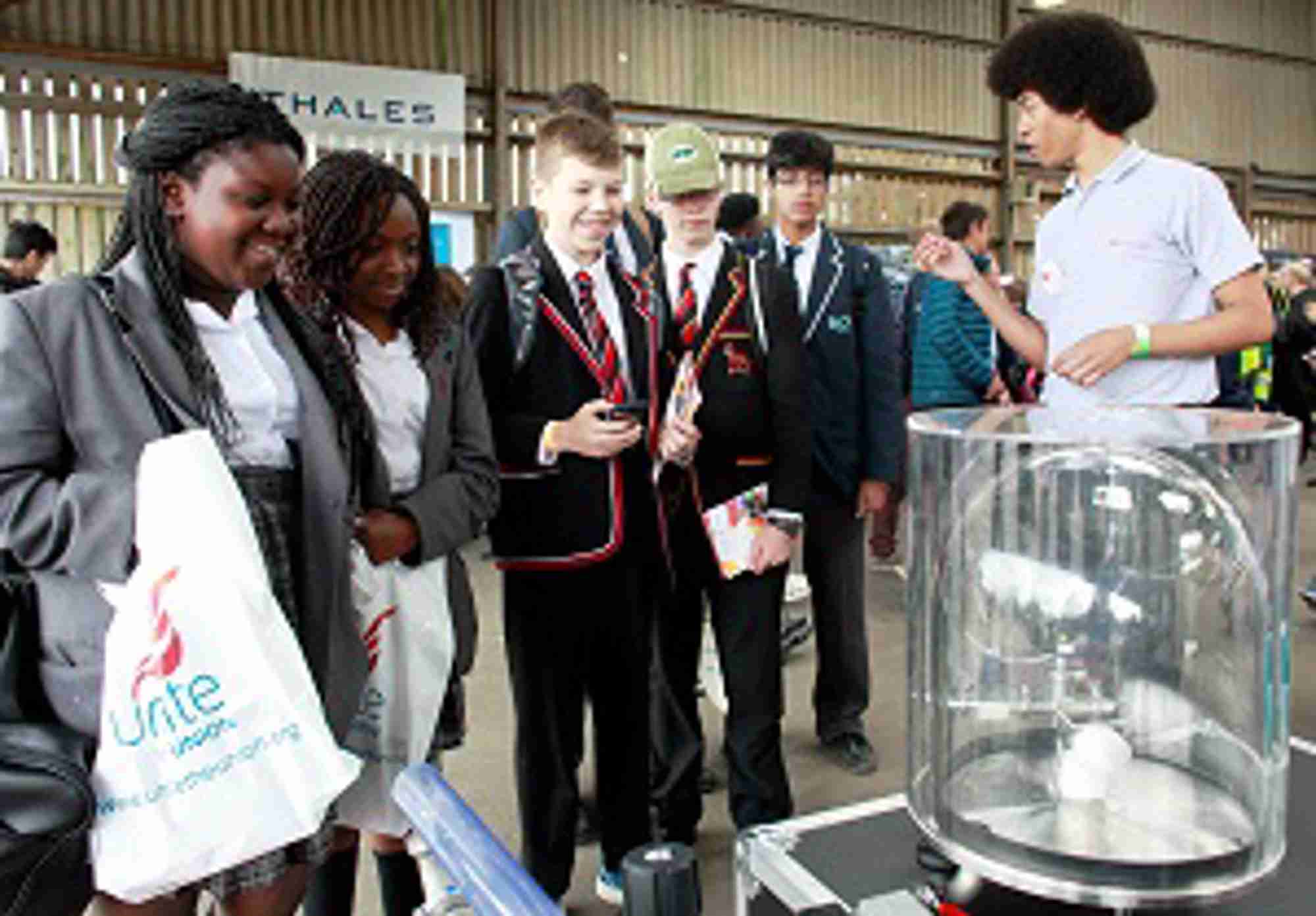 Students at the Big Bang Fair South East (c) STEM Sussex