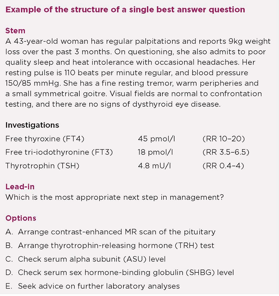 practical diabetes sce questions