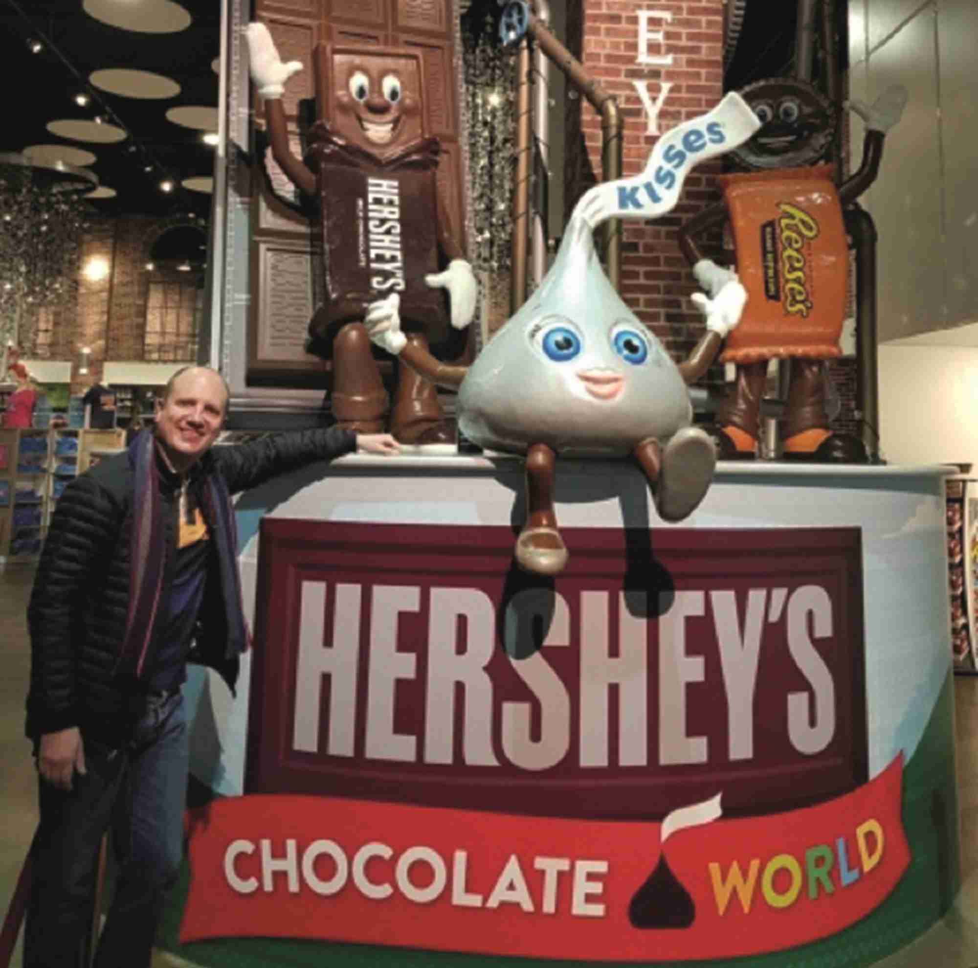 Figure 2. A visit to the Hershey’s chocolate factory in Pennsylvania. &#169;A Comninos and W S Dhillo
