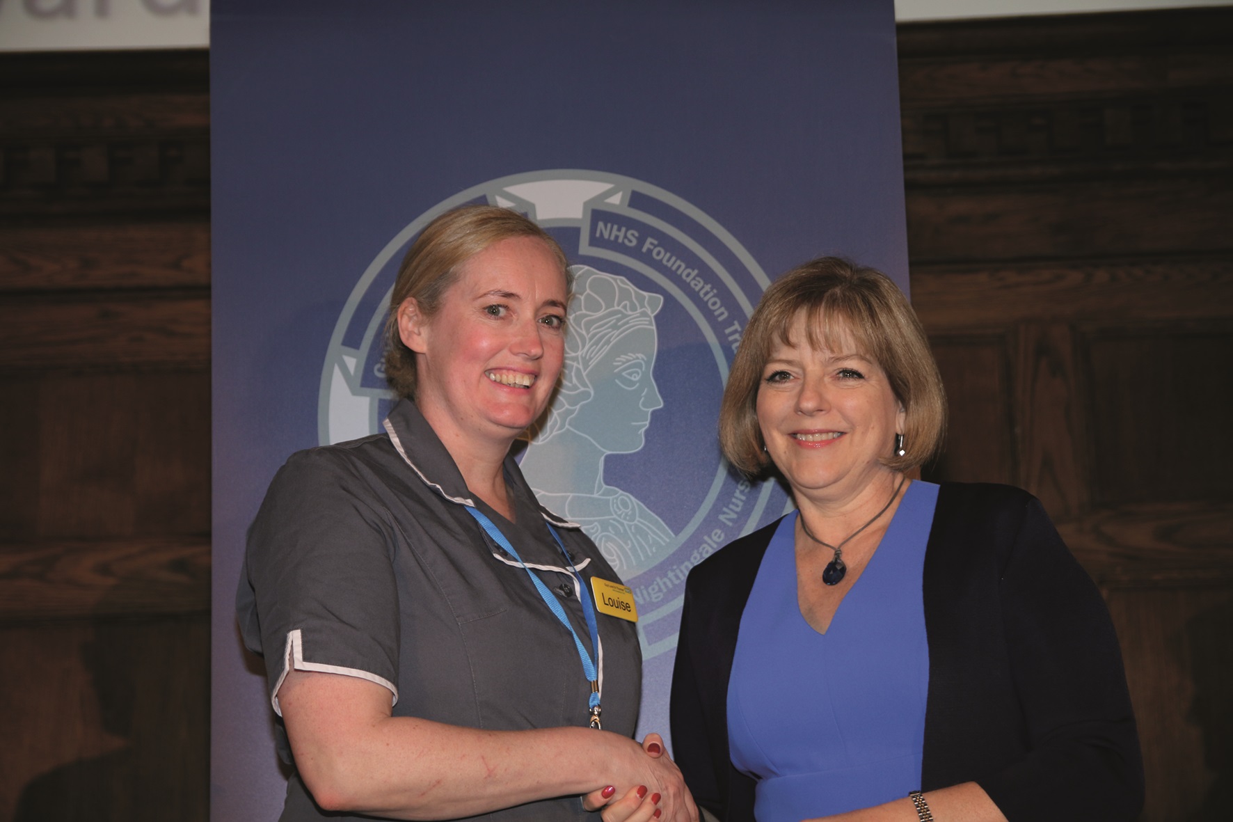 Louise Breen with Jane Cummings, Chief Nursing Officer for England