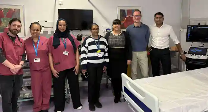 One-stop thyroid clinic team at Guy’s and St Thomas’ NHS Foundation Trust.